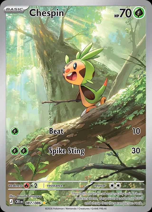 Chaos Rising Chespin #087/86